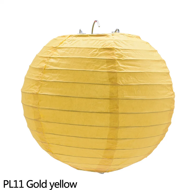 P11 gold yellow 5 шт. 4/6/8/10/12 дюймов белого и синего цвета ткани Бумага Фонари для Baby Shower или для вечеринки по случаю одежда для свадьбы, дня рождения украшение, сделай сам, светильник подвесной шар - Цвет: P11 gold yellow