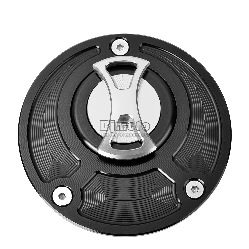 Серебристый Мотоцикл V-MAX Запчасти газовый двигатель топливный бак Крышка для Yamaha XT660/R/X YZF R25/R3 MT01 R6/R6S для поездок на мотоцикле Ducati 916 996 848 998 - Цвет: Серебристый