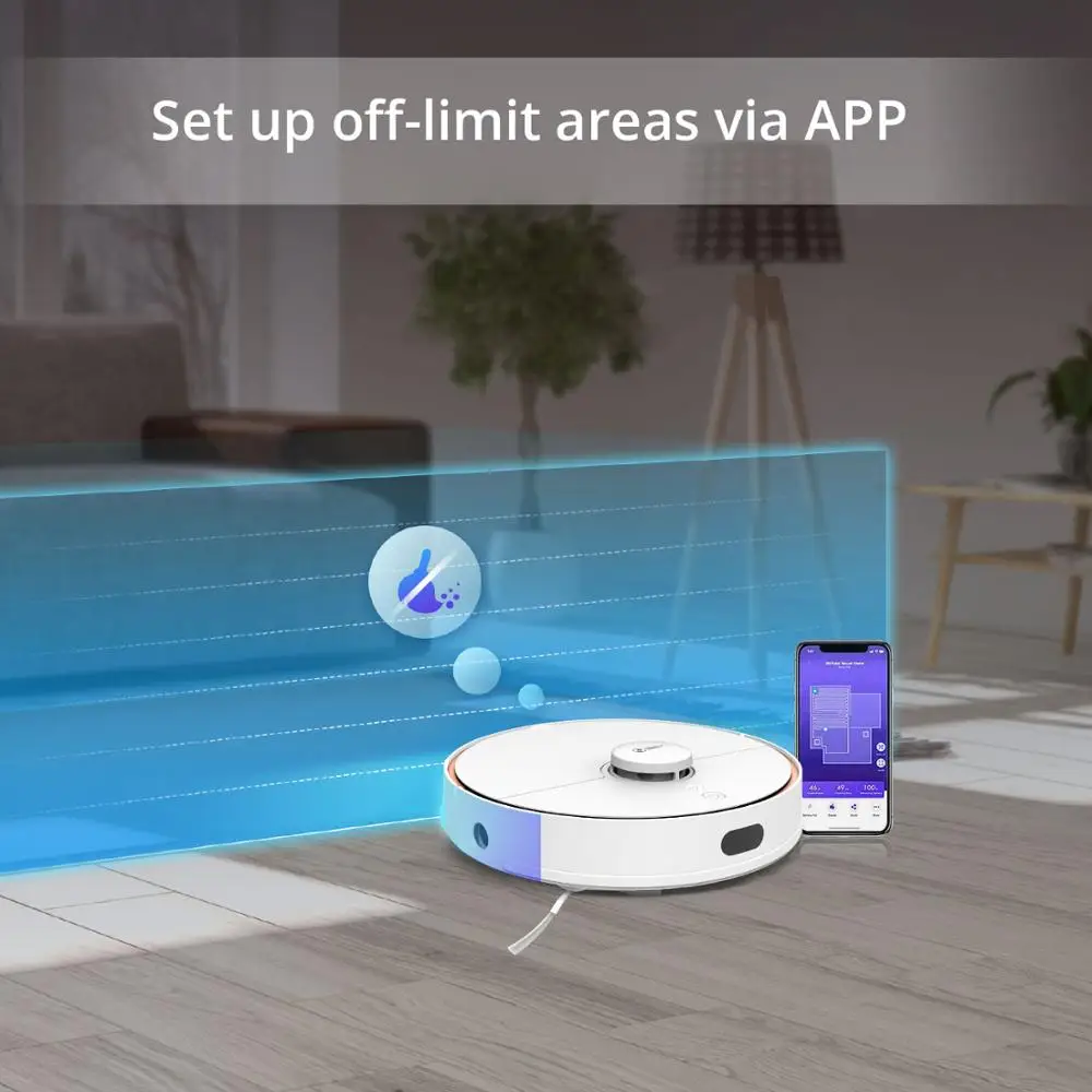  2019 360 S7 Robot Vacuum Cleaner for your Home 2000PA Automatic Sweeping Wash Mop Dust Sterilize La - 4000113487537