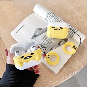 

Case For AirPods Pro Case Cute Egg Funny Funda Coque Cover For Airpod Pro Cover For Air Pods AirPot Pro 3 Charging Box Case Etui
