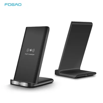 ユニバーサル 10 ワット QC3 高速充電 usb ポータブルワイヤレス充電器吸盤なしブロック充電しながら