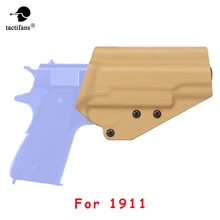 

KYDEX OWB Tactical Gun Holster Paddle Mounted For 1911 Airsoft Belt Holster General Pistol Case Hunting Accessories