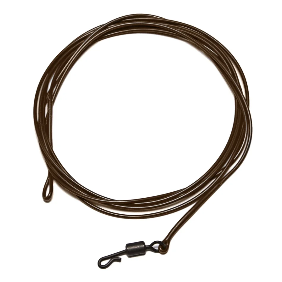 Brown Fluorocarbon 1 м 30LB леска для ловли, нейлоновая леска для ловли с кольцом, Вертлюг, карп, Аксессуары для рыбалки - Цвет: Brown Fluorocarbon