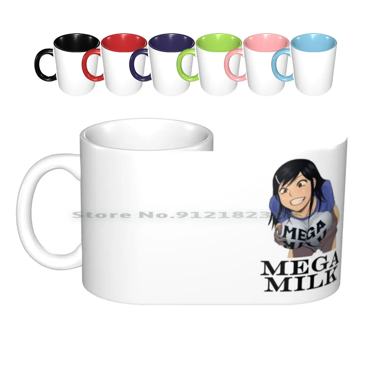 Mega Milk Tazze In Ceramica Tazze Da Caffè Tazza Da Tè Al Latte Mega Milk Milk Mega Titties Tiddy Titty Mega Titties Anime Hentai Oppai