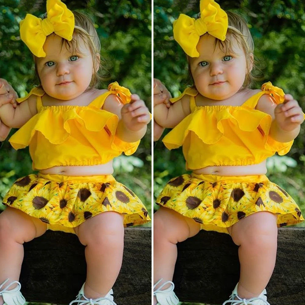 newborn sunflower outfit