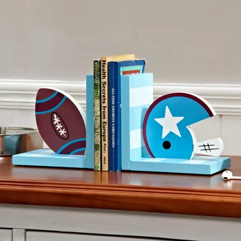 

Sports Kids Bookends Home Decor Lovely Book Organizer Wood Desktop Decoration Gifts For Children