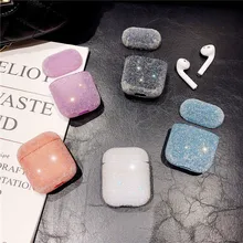

Glitter Crystal Earphone Case for Airpods Pro Wireless Bluetooth Earphone Protective Sleeve Cover for Apple Airpod 1 2