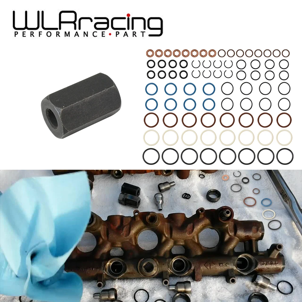 High Pressure Oil Rail Leak Repair Kit Tool O-rings & Injector Seal For 03-10 Ford E-350 E-450 F-250 F-350 F-450 F650 F750 6.0L