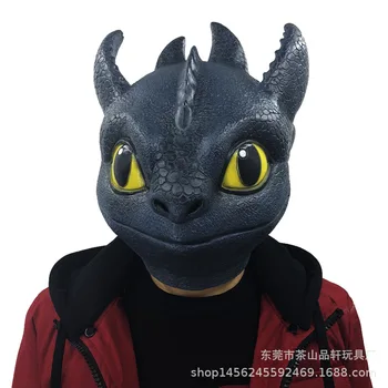 

HIGH quality How to train your dragon 3 Halloween Masks Adult Full Face Funny Mask Latex Halloween Party Cosplay