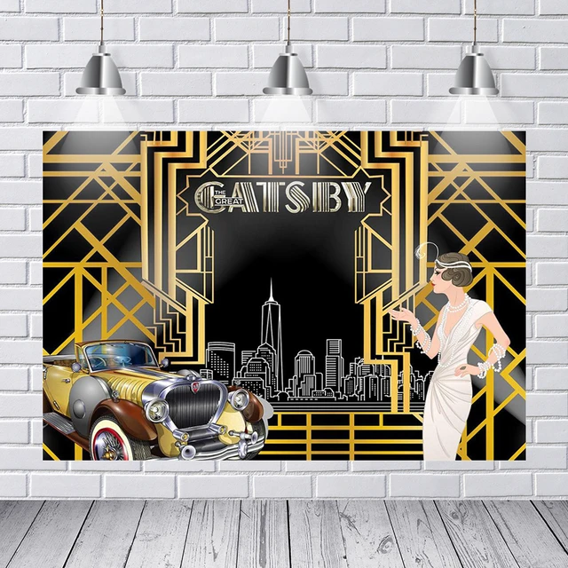 Background Information Great Gatsby  Great Gatsby Decorations Party Decor  - Backgrounds - Aliexpress