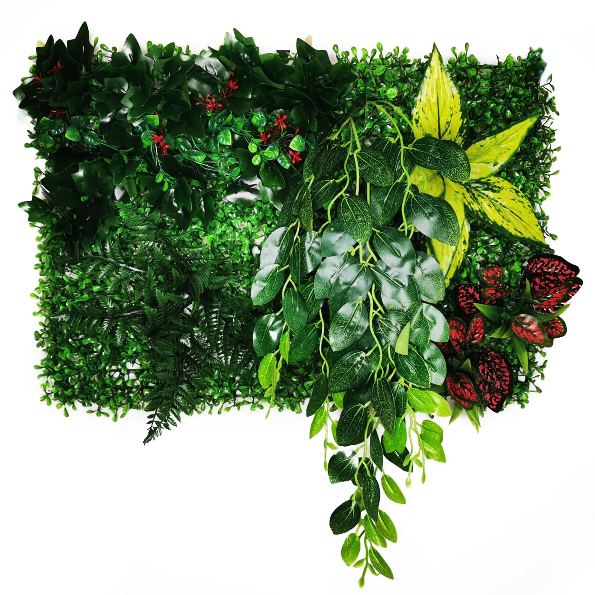 

New Decoration Hanging Wall Artificial Plant Lawn Moss Mat Panel Grass Green Leaves