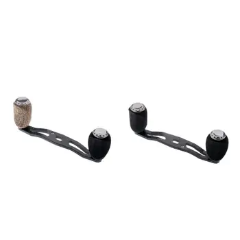 

Fishing Baitcasting Reel Handle Ultralight Reel Handle Replacement Tackle Left and Right Hands Carbon Fibrer Hard Reel