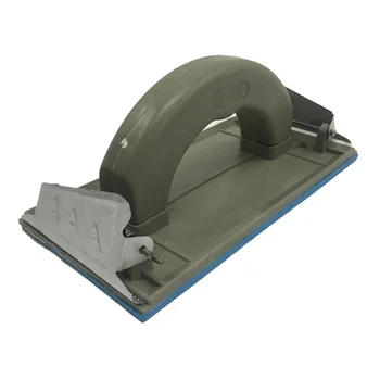 

Plastic Plastering Trowel Shaped Blue Base Sand Paper Frame whit Clips
