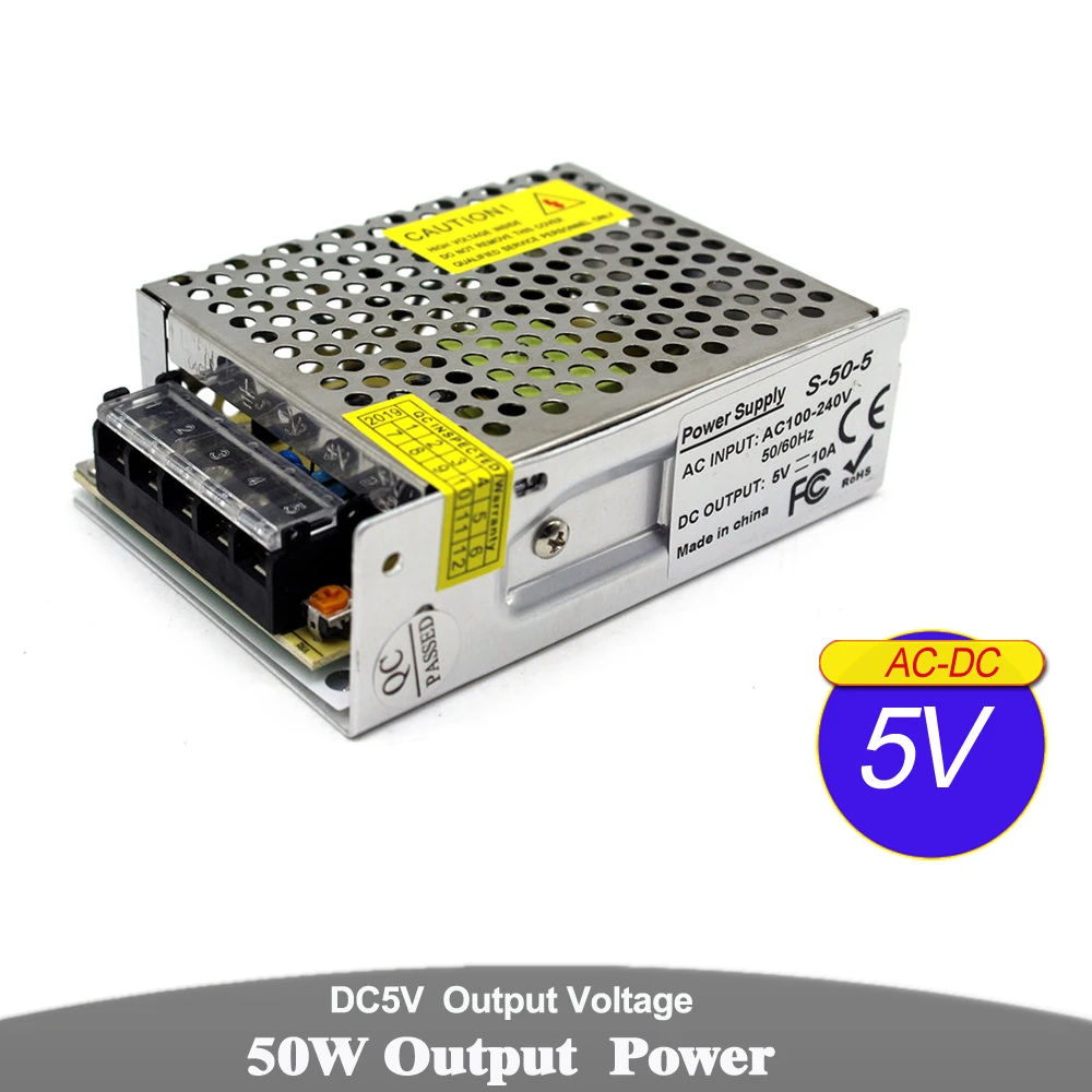 Power Supply Unit DC5V 15W 25W 40W 50W 60W 100W 150W 200W 300W 350W Led Lighting Transformer AC-DC SMPS For LED Strip Ligjt cctv