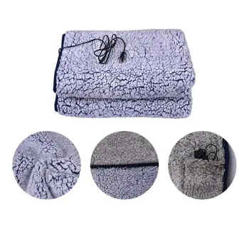 

110*70cm Heated Blanket Soft Electric USB Blanket Machine Washable for Home Travel Office
