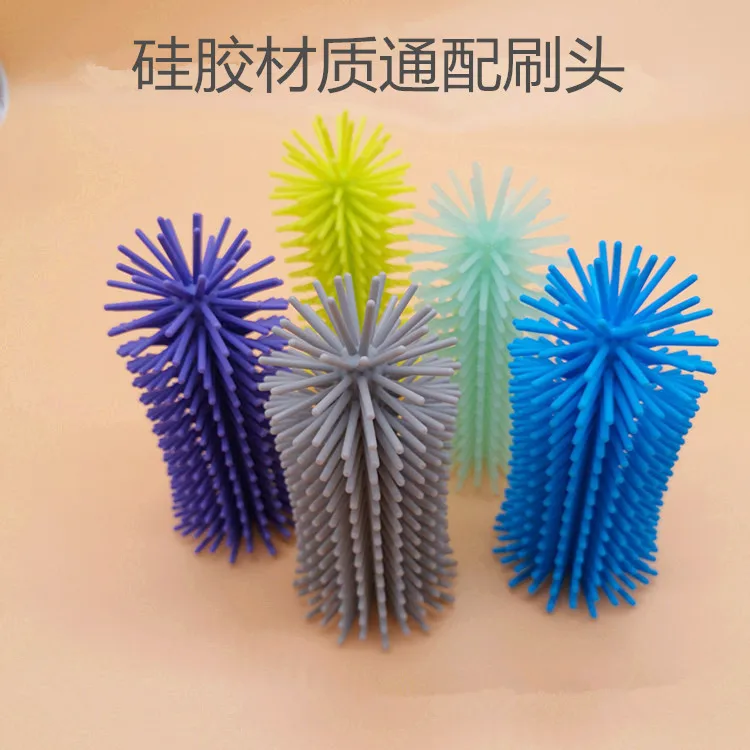 

Silica Gel Brush Silica Gel Feeding Bottle Brush Silica Gel Cup Brush 360-Degree Rotating Wash Feeding Bottle Bottle xi bei shua