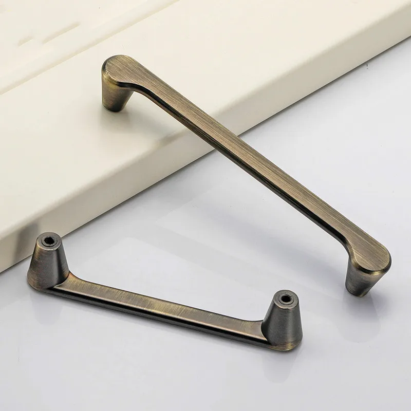 Door Handles New Chinese style chest door handle archaize cabinet furniture kitchen European blue bronze drawer single