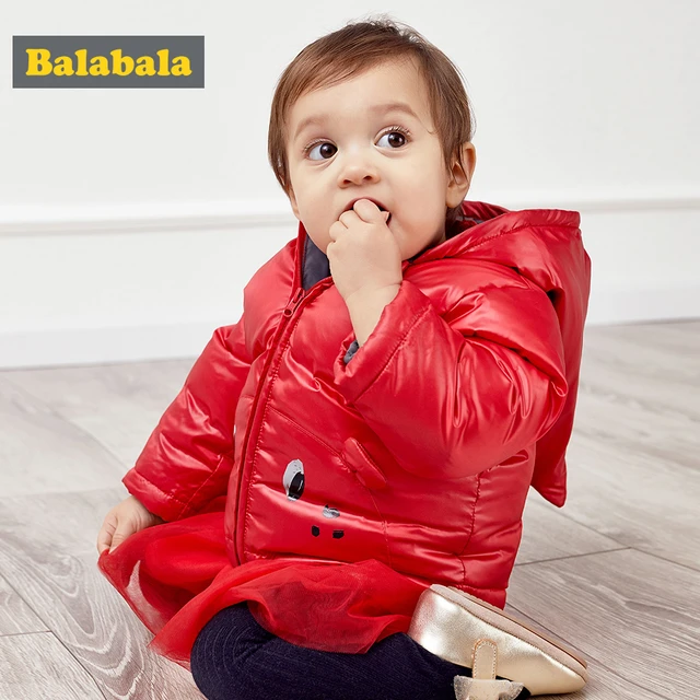 Balabala-Chaqueta con capucha para bebé recién nacido, chaqueta de plumas para niño y niña, chaquetas de con bonito diseño de animados, abrigos, ropa _ - AliExpress Mobile