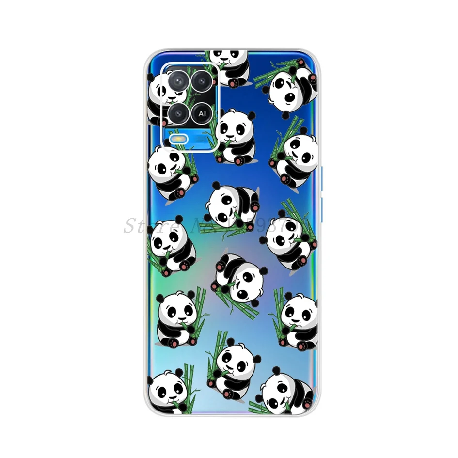 For OPPO A54 A54S Case Fashion Tulip Flower Printed TPU Soft Silicone Phone Case on For OPPOA54 A 54 S CPH2273 Back Cover Bumper best case for oppo cell phone Cases For OPPO