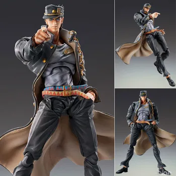 

JoJo's Bizarre Adventure Bruno Bucciarati Sticky Fingers Kujo Jotaro the Star Platinum PVC Action Figure Toys Model