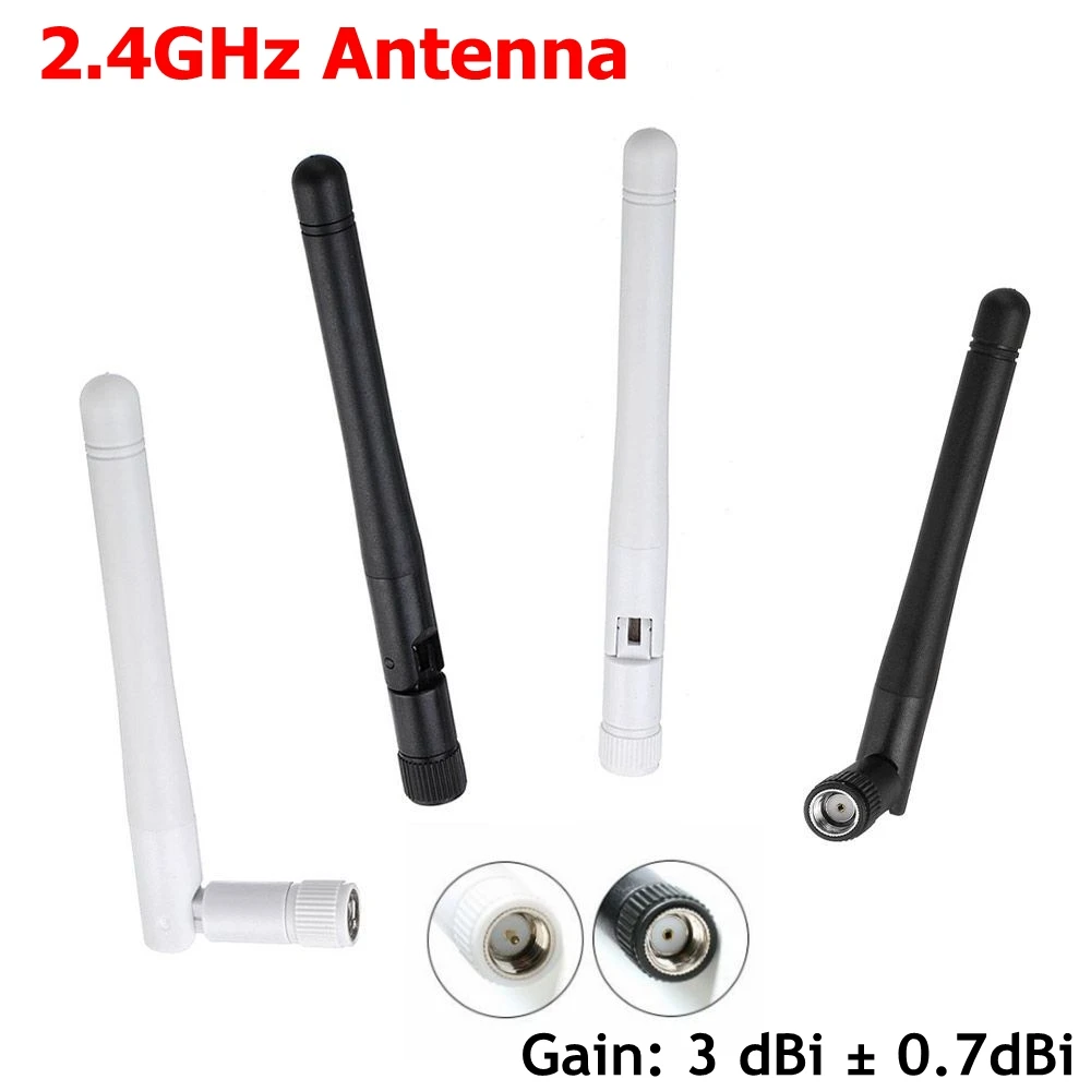 5 шт./компл. 2,4 GHz антенна 3dBi белый/черный внутреннее отверстие/Внутренняя игла Беспроводной WI-FI антенна, беспроводный маршрутизатор антенны