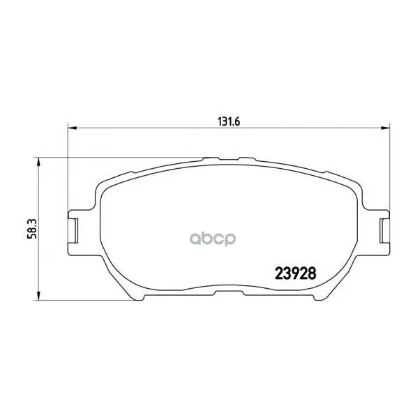 Колодки Тормозные Передние Brembo P83062 Brembo арт. P83062