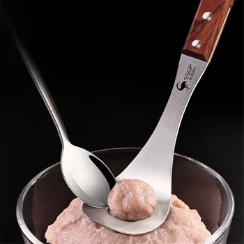 

Non-Stick Creative Meatball Maker Stainless Steel Kitchen Meat Ball Mold Spoon Kitchen Gadget Meat Tools