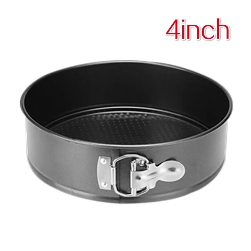 4-inch Форма для выпечки кухонный инструмент, для торта прессформы торта металлическая круглая форма для выпечки формы для выпечки с антипригарным покрытием плесень кухонные принадлежности гаджет Перевозка груза падения - Цвет: 4-inch