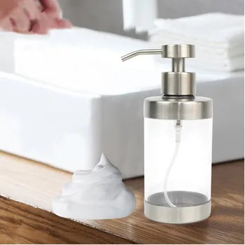 

Intelligent Automatic Liquid Soap Dispensers Stainless Steel Soap Dispenser Bathroom Kitchen Hand Washing Device Soap Pumps