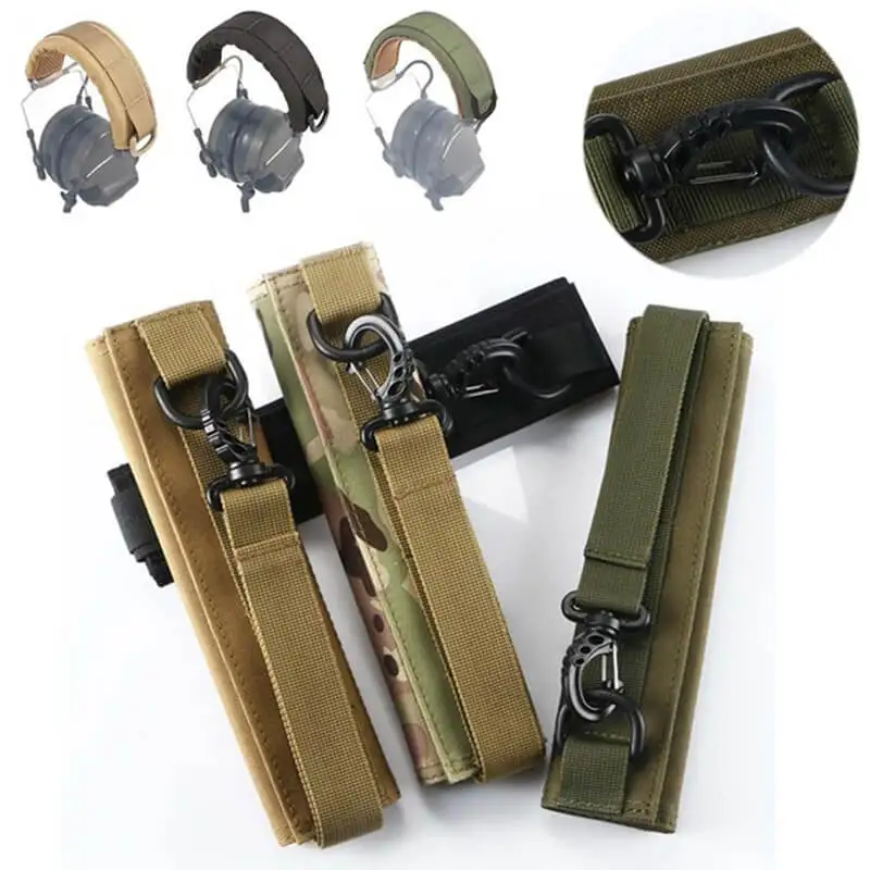 Modular Headphone Headset Cover Nylon Universal Tactical Earmuff MOLLE Accessories for Outdoor Hunting Shooting