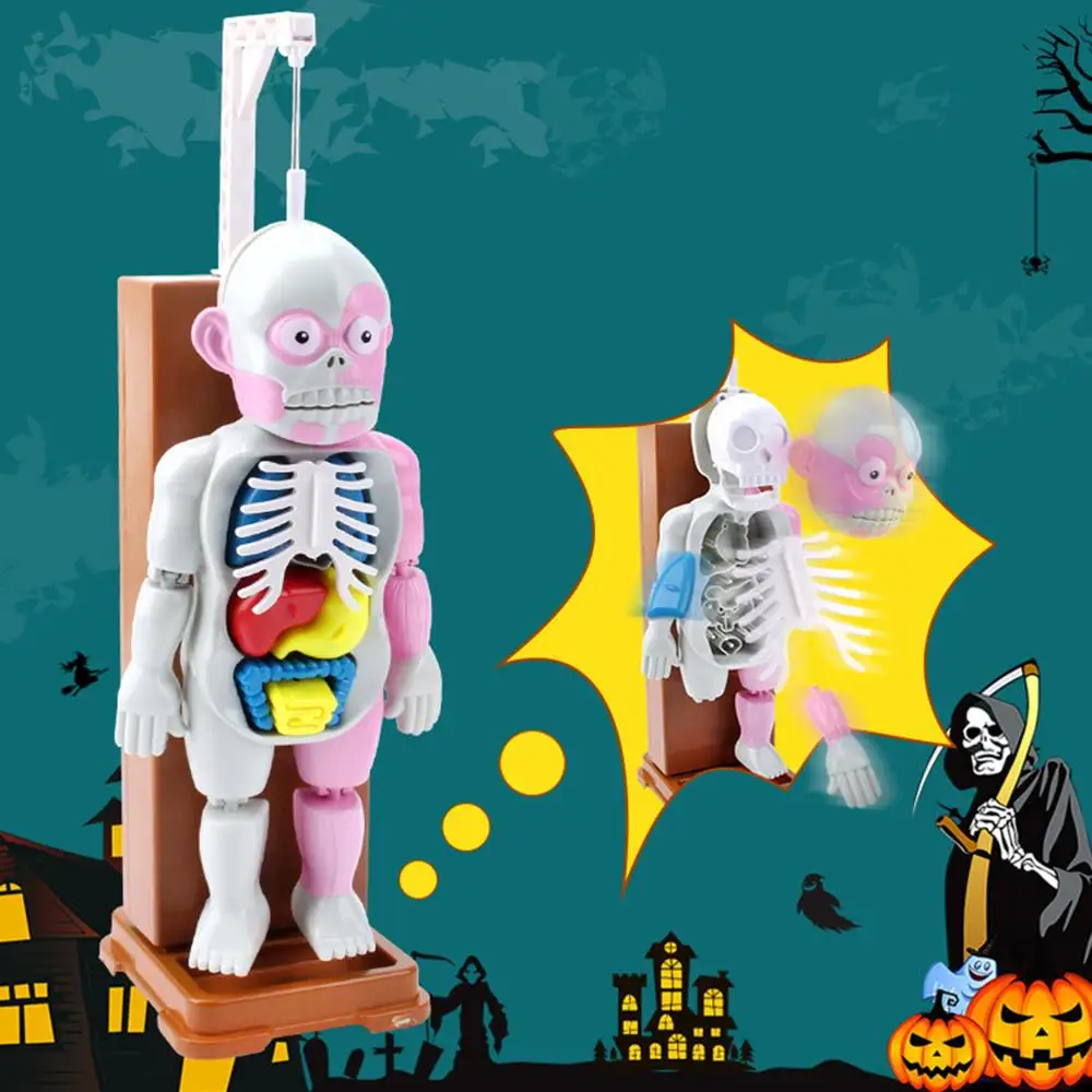 

Halloween Human Body Model Assembly Toy Children Kids Spoof Tricky Toys