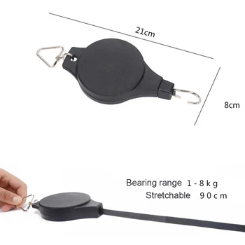 

Plant Hanging Hooks Retractable Plant Pulley Hanging Basket for Planters Flower