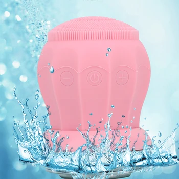 

Silicone Facial Clean Pore Cleaner Heating Constant Temperature Vibration Multifunctional Cleansing Instrument Rechargeable