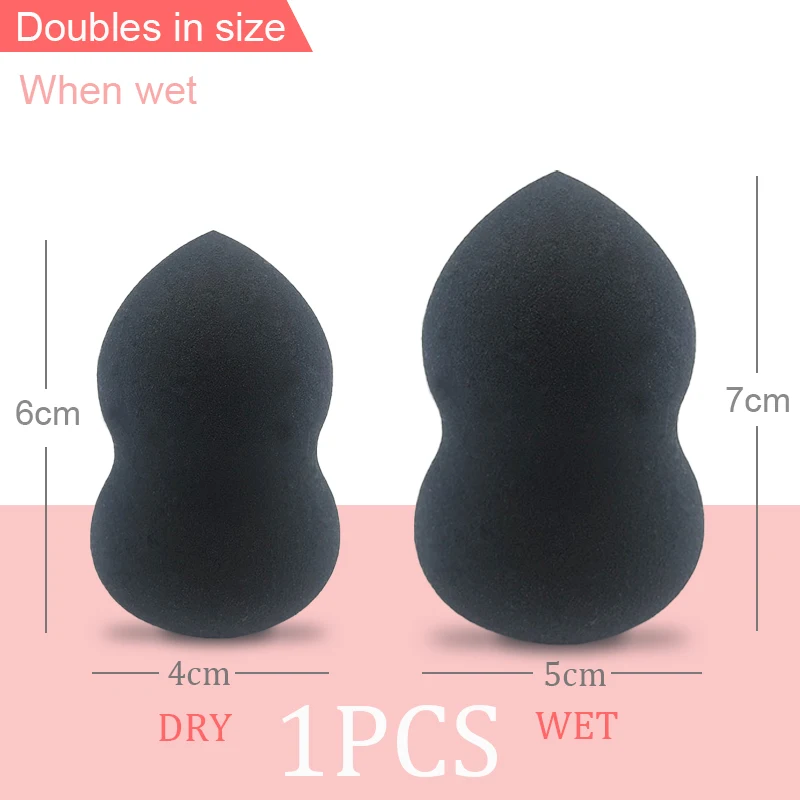 

1PC Makeup Sponge Professional Cosmetic Puff For Foundation Concealer Cream Make Up Easy Blender Soft Gourd Sponge Make Up Tool