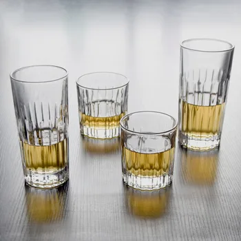 

2 Pcs/lot Wine Glass Mug Crystal Beer Whiskey Shot Glass Cup Vodka Drinking Bar Club Beer Wine Glass Bottle 200901-36