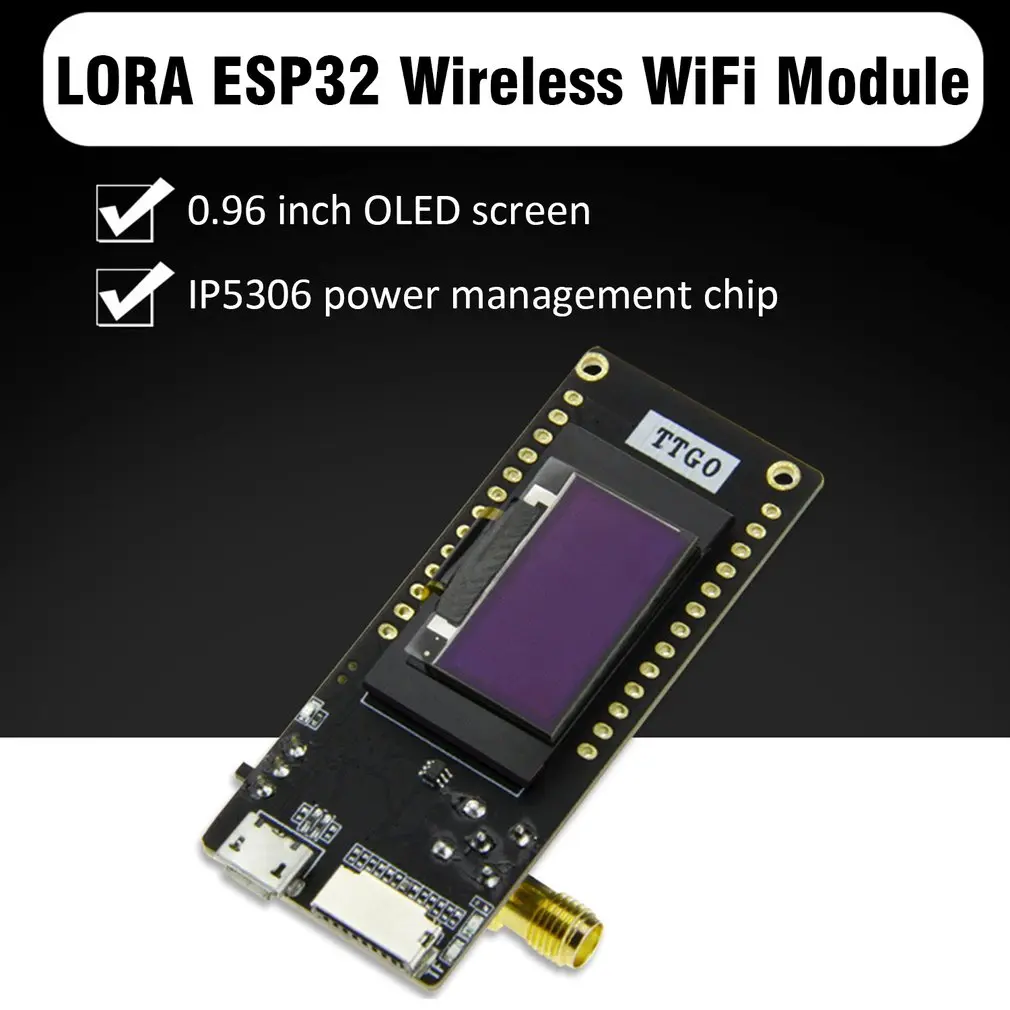 ESP32 LoRa32 V2.1 1,6 версия 433/868/915 МГц LoRa ESP-32 OLED SX1276 ESP32 oled-дисплей BT Беспроводной WI-FI Lora макетная плата