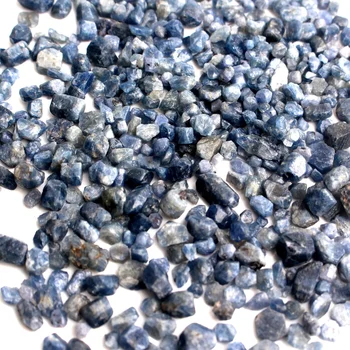 

10/30g Natural Blue Corundum Mini Gravel Tumbled Stone Rough Mineral Specimen Healing decor