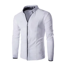 Мужская рубашка для отдыха, однотонная, с длинным рукавом, без подкладки, верхняя одежда, деловое платье, рубашка, рабочая одежда, рубашки