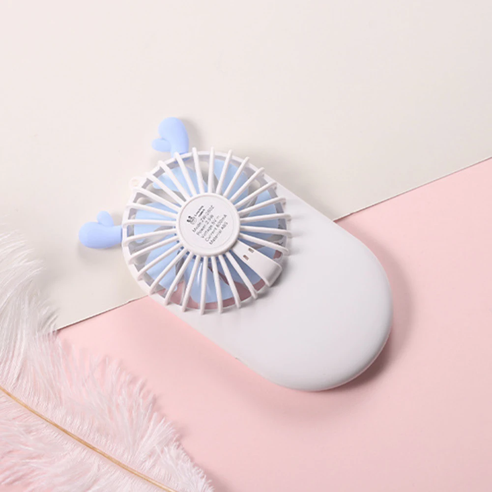 Portable Mini Handheld USB Rechargeable Mini Fan Mute Cooling Fan Office Travel Cooler Home Cooling Fan HVAC Systems