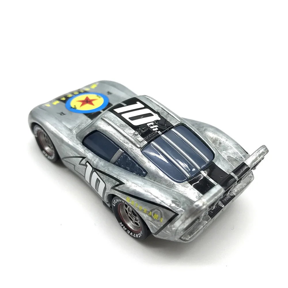 Редкие автомобили disney Pixar Motorama 10th anniversary Lightning McQueen 1:55 литой под давлением игрушечный автомобиль из металлического сплава Модель День рождения детей, мальчика Gif