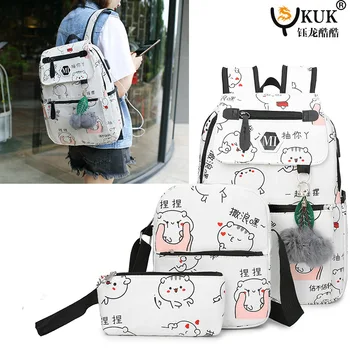 

Female Small Backpack Korean Style Classic College Black Preppy Style School Bags for Teenagers Mochila Feminina Schoolbag