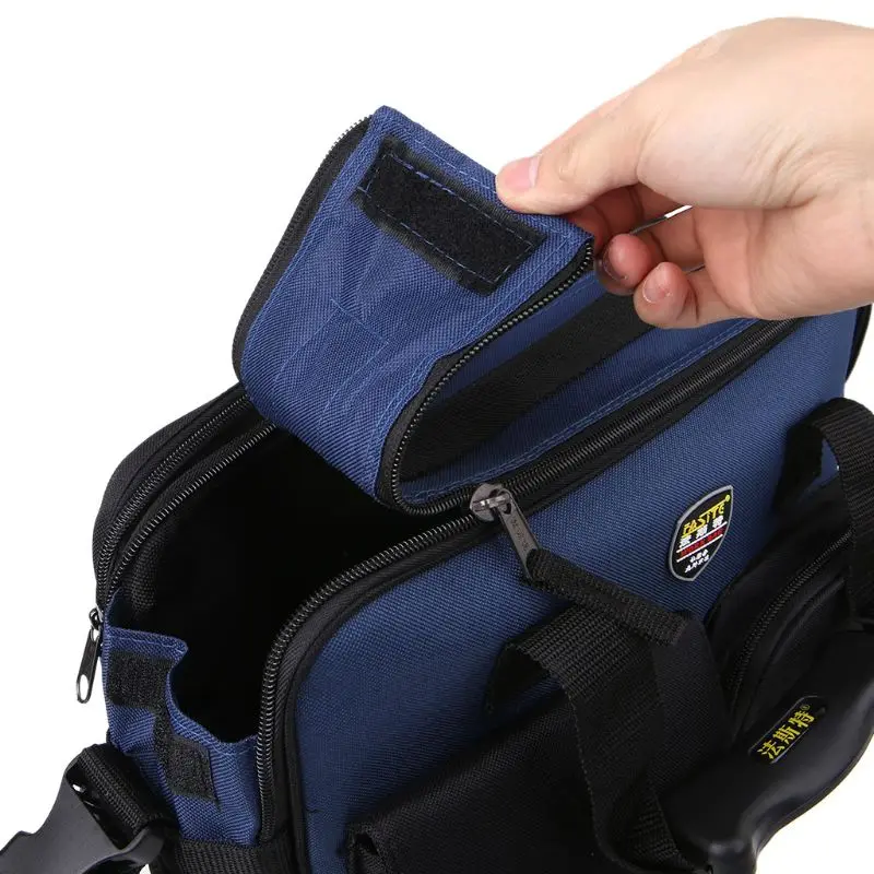  600D Repair Tool Kit Shoulder Bag Portable Handbag Storage Case Pouch Organizer With Reflective Str