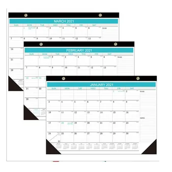 

Desk Calendar Monthly Planner 2021 Calendar Desk Wall Decoration Memo Daily Schedule Agenda Hanging Wall Book Organizer Office