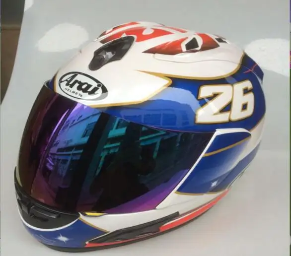 Arai Rx-7x Le шлем мотоциклетный шлем Rx-7 Eu/Corsair-x Us Iom Tt Полнолицевой мотоциклетный шлем - Цвет: 9