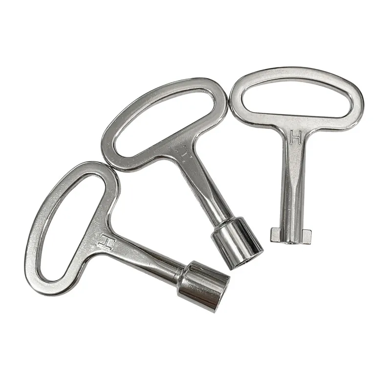 Key fit for Triangle lock Square lock Airfoil applied to train High-speed rail Elevator and Cabinet door Lock Key