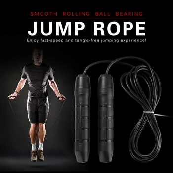 

Adjustable Jump Rope Fitness Skipping Rope Soft Handles Jump Rope for Exercise Workouts Speed Endurance Training