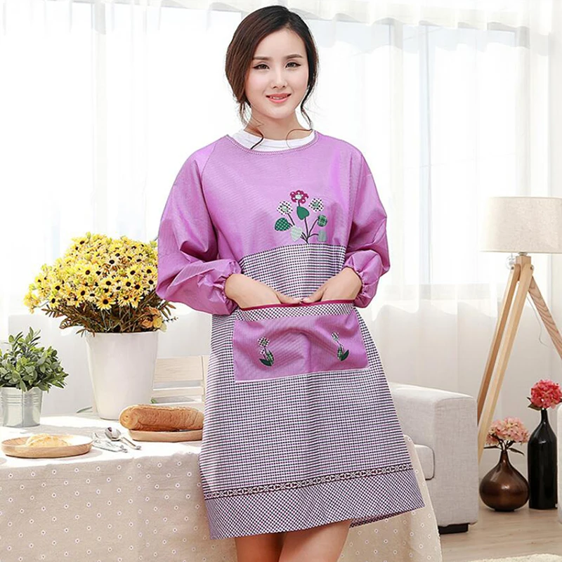 Plaid Printing Apron Woman Adult Bibs Home Cooking Baking Coffee Shop Cleaning Aprons Kitchen Accessories