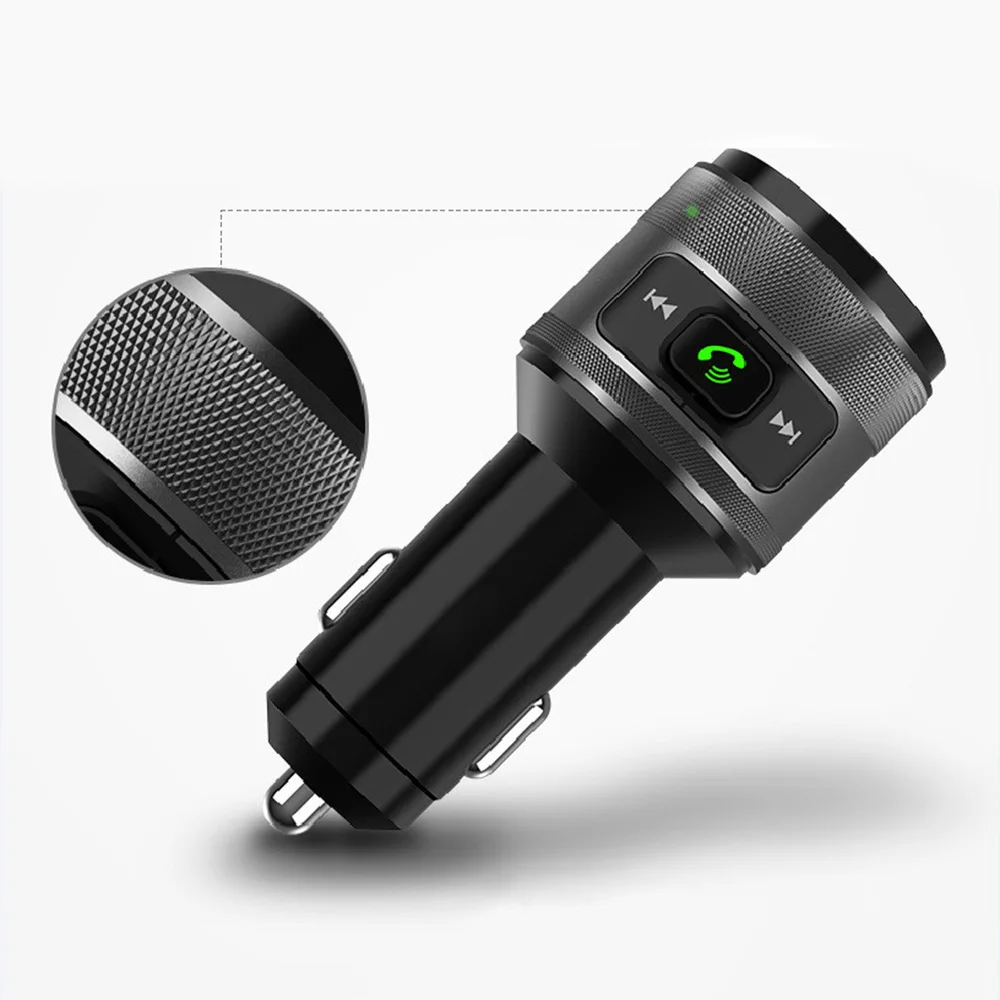 Bluetooth Hands-free автомобильный комплект беспроводной fm-передатчик автомобильный музыкальный плеер Hands Free QC3.0 Быстрая зарядка