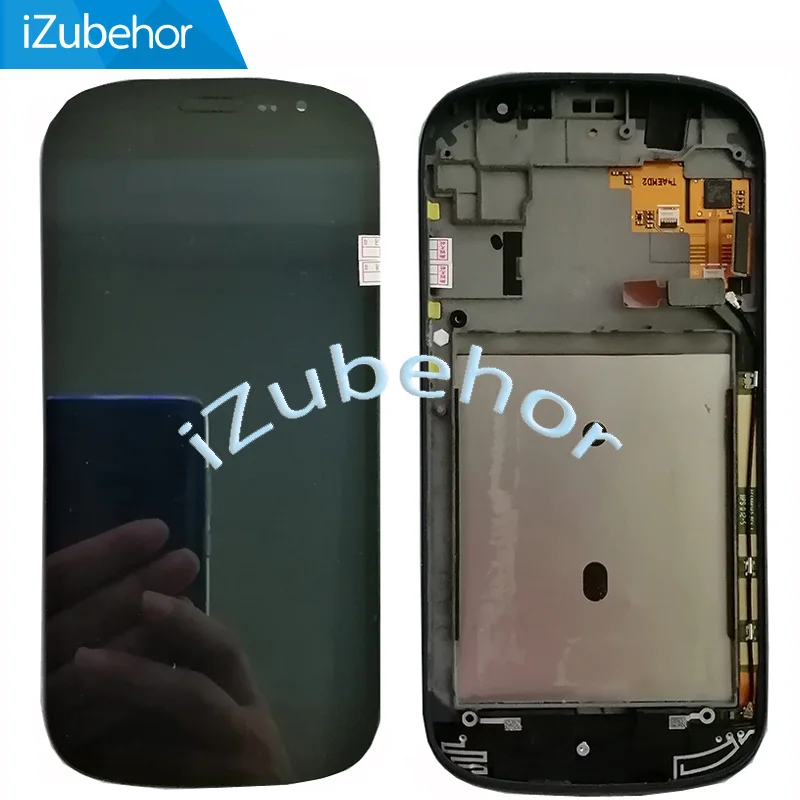 

5.0" Used Original With Frame Front Back LCD For Yotaphone 2 YD201 YD206 LCD Display Digitizer + Touch Screen Yota2 Rear Display