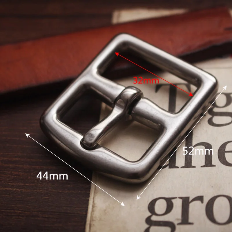 ID32mm Meetee 2/4 шт. ID20-34mm высокого качества Нержавеющая сталь пряжки ремня для украшения сумок пряжкой DIY ремень слайдер застежки оборудования - Цвет: ID32mm